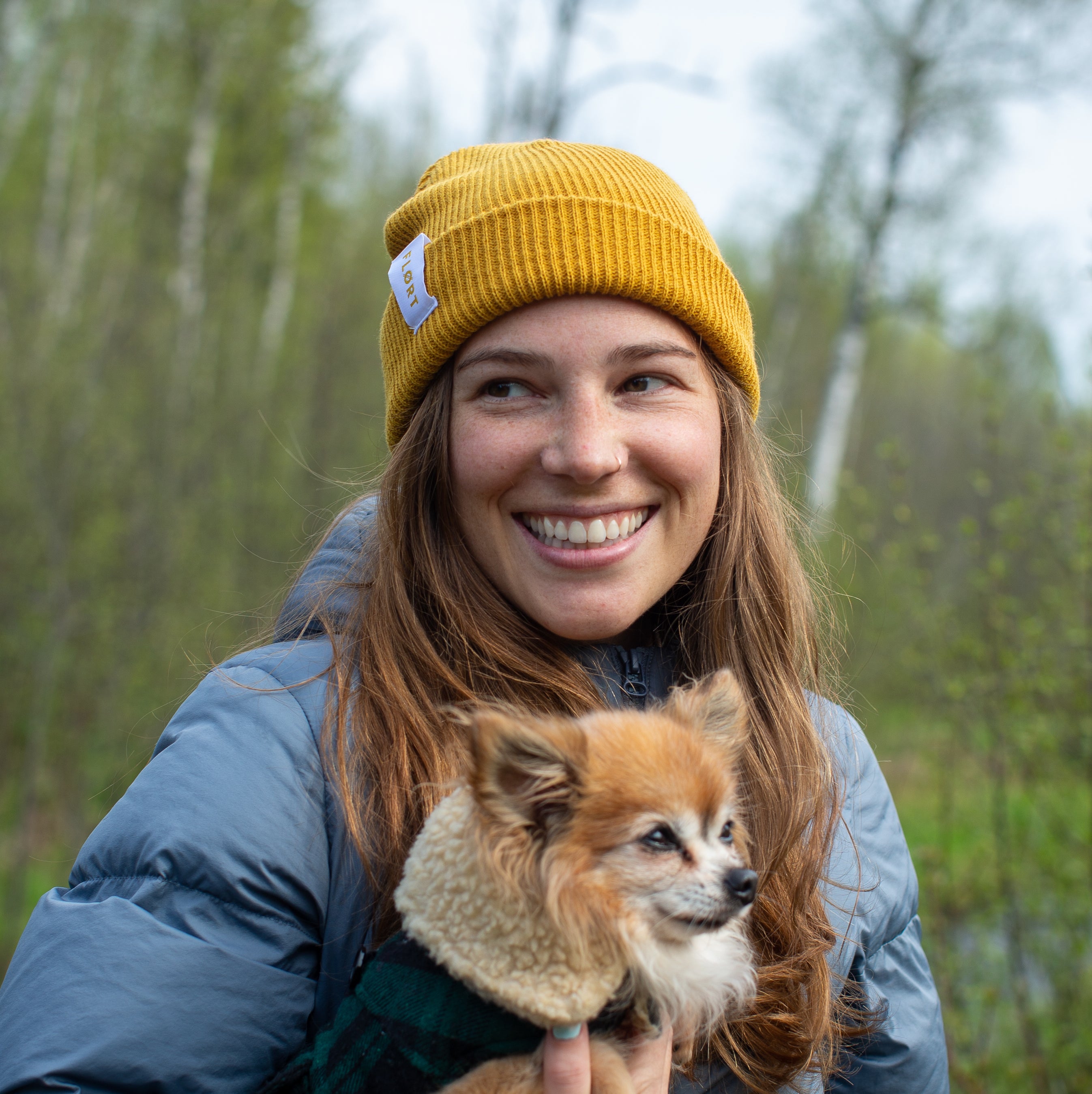 FLØRT gold beanie