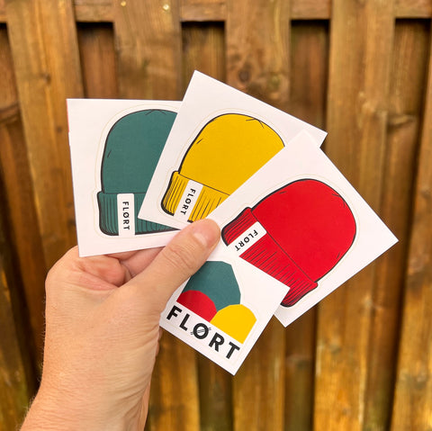 FLØRT 3-Pack Stickers